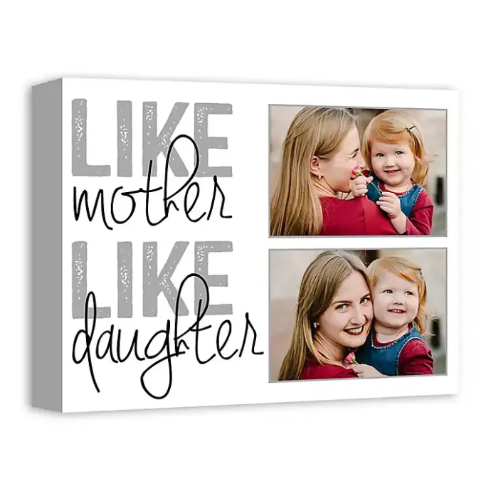 New Kirklands Home Personalized Mother Like Daughter Canvas Print