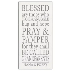 Kirklands Home Personalized Those Grandparents Canvas Wall Plaque