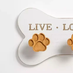 Clearance Kirklands Home Pet Paw Print Wooden Wall Hooks