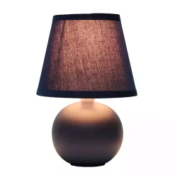 Clearance Kirklands Home Petite Orb Ceramic Table Lamp Blue