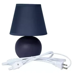Clearance Kirklands Home Petite Orb Ceramic Table Lamp Blue