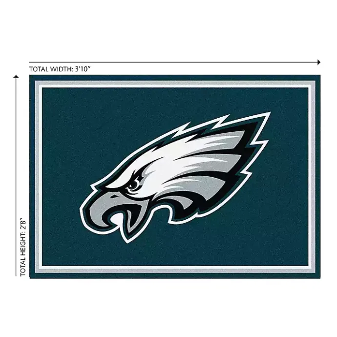 Best Kirklands Home Philadelphia Eagles Area Rug, 3x4 Green