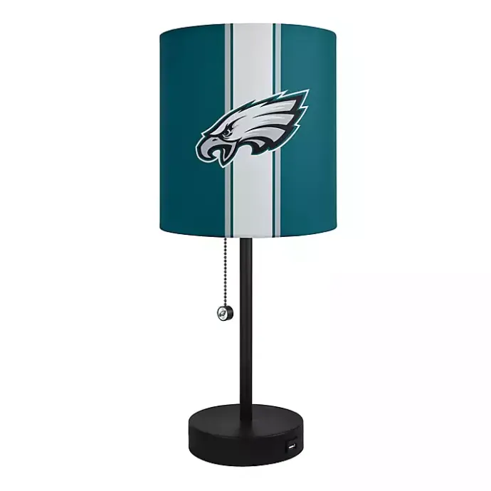 Outlet Kirklands Home Philadelphia Eagles Charging Table Lamp