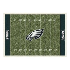 Hot Kirklands Home Philadelphia Eagles Home Field Area Rug, 6x8 Green