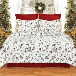 Kirklands Home Pinecone Reversible 3-pc. Full/Queen Quilt Set
