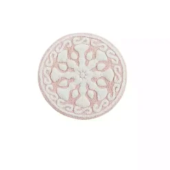 Discount Kirklands Home Cotton Tufted Medallion Bath Mat, 25 in. Pink