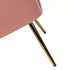 New Kirklands Home Donata Velvet Tufted Loveseat Pink