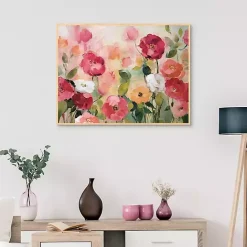 Best Kirklands Home Extract Framed Canvas Art Print Pink