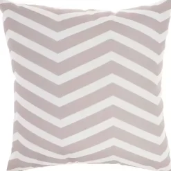 Clearance Kirklands Home Floral Chevron Outdoor Throw Pillow Pink