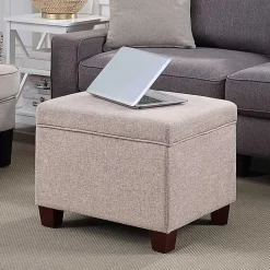 Discount Kirklands Home Madison Storage Ottoman Pink