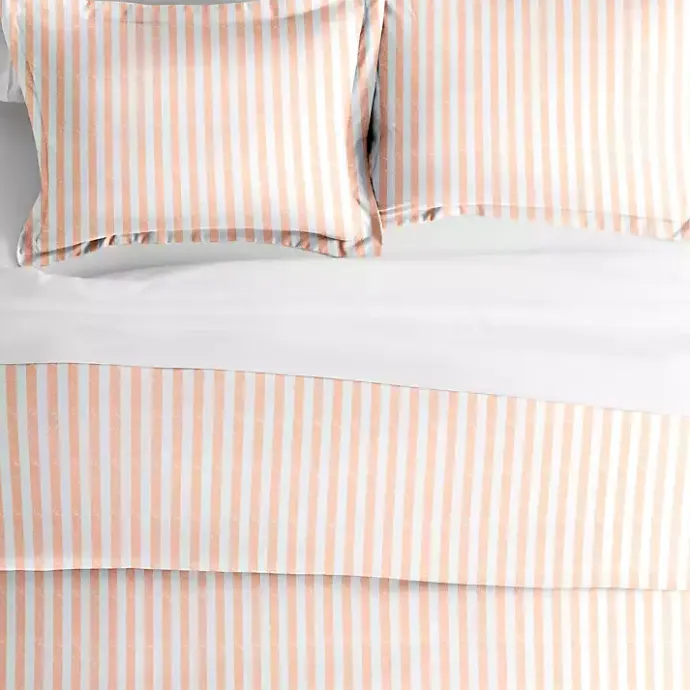 Kirklands Home Pink Rugged Stripe 2-pc. Twin Duvet Cover Set