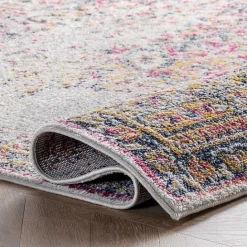Sale Kirklands Home Pink Vintage Medallion Area Rug, 8x12