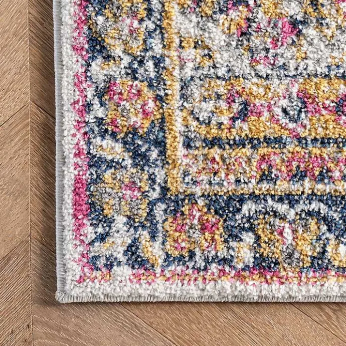 Sale Kirklands Home Pink Vintage Medallion Area Rug, 8x12