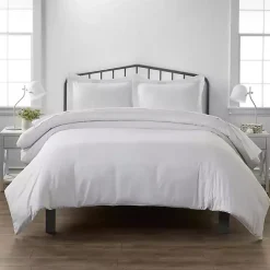 Clearance Kirklands Home Pinstriped 3-pc. King Duvet Cover Set