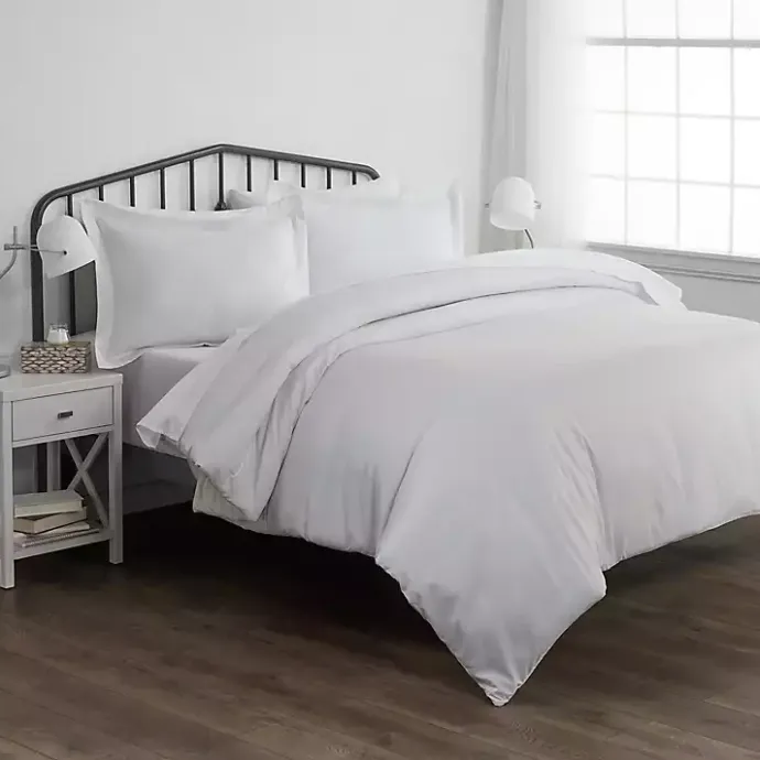 Clearance Kirklands Home Pinstriped 3-pc. King Duvet Cover Set