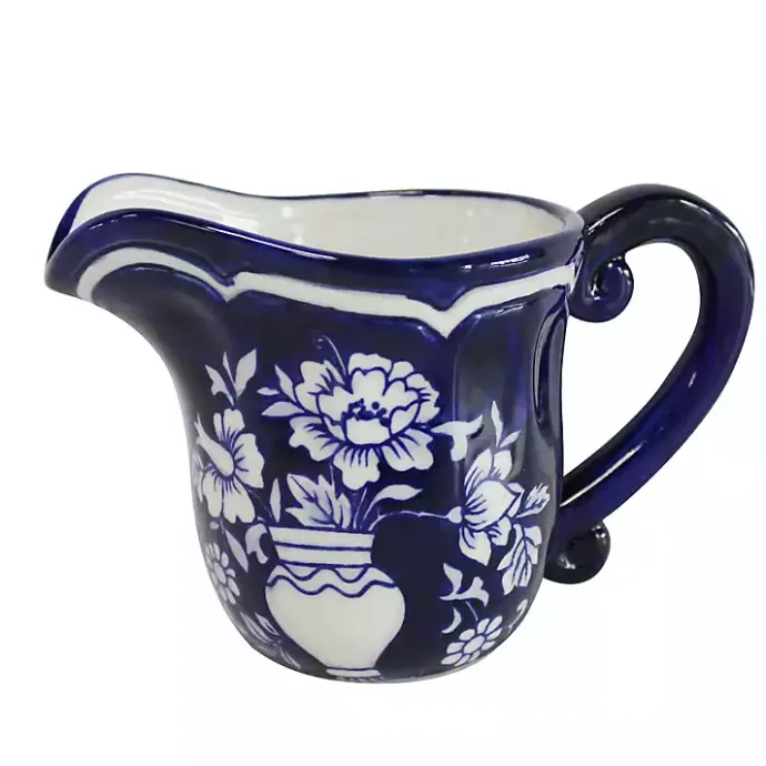 Best Kirklands Home Pip Vintage Blue Floral 2-pc. Sugar & Creamer Set