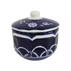 Best Kirklands Home Pip Vintage Blue Floral 2-pc. Sugar & Creamer Set