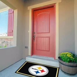 Outlet Kirklands Home Pittsburgh Steelers Area Rug, 3x4 Black