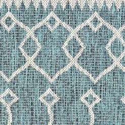 New Kirklands Home Placid Portico Sun Shower Outdoor Area Rug, 7x9