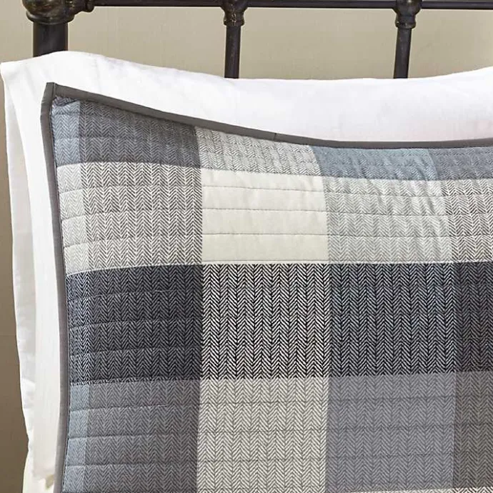 New Kirklands Home Plaid Reversible 6-pc. Full/Queen Coverlet Set