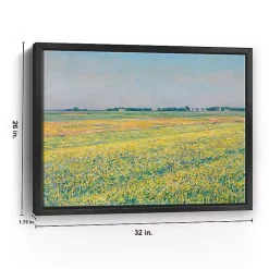 Sale Kirklands Home Plain of Gennevilliers Framed Canvas Art Print