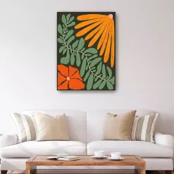 Clearance Kirklands Home Plant Pattern Canvas Art Print Multi