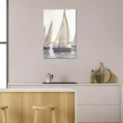 Online Kirklands Home Plein Air Sailboats Canvas Art Print