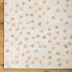 Hot Kirklands Home Plush Multicolor Dotted Area Rug, 5x7