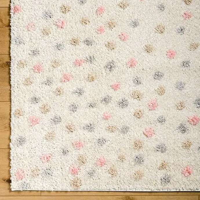 Hot Kirklands Home Plush Multicolor Dotted Area Rug, 5x7