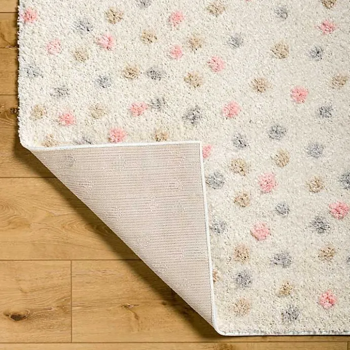 Kirklands Home Plush Multicolor Dotted Area Rug, 6x9