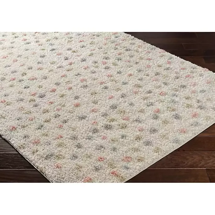 Kirklands Home Plush Multicolor Dotted Area Rug, 6x9