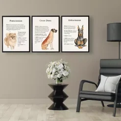 New Kirklands Home Pomeranian Facts Framed Wall Plaque