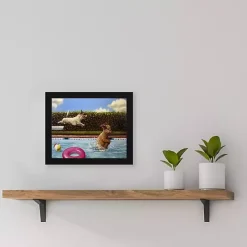 Outlet Kirklands Home Pool Party Framed Art Print Multi