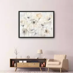 Hot Kirklands Home Poppy Garden Landscape Framed Giclee Canvas Print