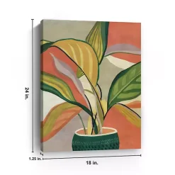 Clearance Kirklands Home Potted Bird of Paradise Giclee Canvas Art Print