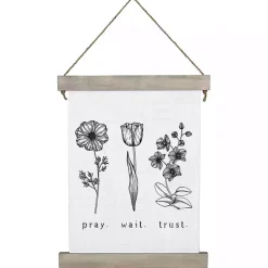 Discount Kirklands Home Pray. Wait. Trust. Wall Plaque