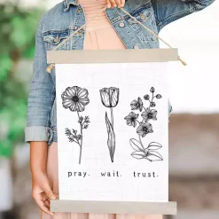 Discount Kirklands Home Pray. Wait. Trust. Wall Plaque