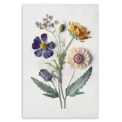 Sale Kirklands Home Pressed Flower Memories I Canvas Art Print