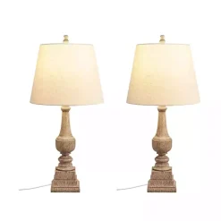 Outlet Kirklands Home Provencal Martha Stewart Table Lamps, Set of 2 Tan