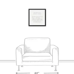 Online Kirklands Home Proverbs Black Framed Canvas Art Print