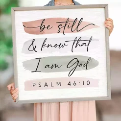 Sale Kirklands Home Psalm 46:10 Wall Plaque