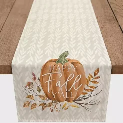 Hot Kirklands Home Pumpkin Fall Ya'll Harvest Table Runner