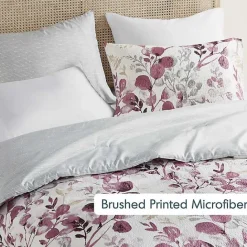Outlet Kirklands Home Purple Botanical 3-pc. Full/Queen Comforter Set