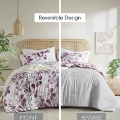 Best Kirklands Home Purple Botanical 2-pc. Twin/Twin XL Comforter Set