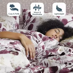 Best Kirklands Home Purple Botanical 2-pc. Twin/Twin XL Comforter Set
