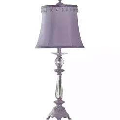 New Kirklands Home Dreams Table Lamp Purple