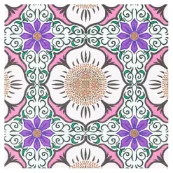 Discount Kirklands Home Purple Flower Stone Bath Mat