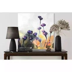 Online Kirklands Home Purple Poppy Canvas Art Print