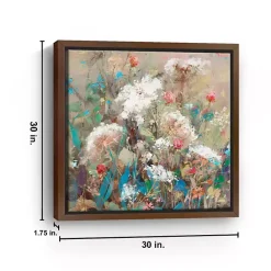 Best Kirklands Home Queen Ann's Garden Framed Canvas Art Print