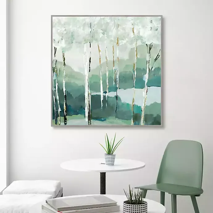 Online Kirklands Home Quiet Birch Forest II Framed Canvas Art Print